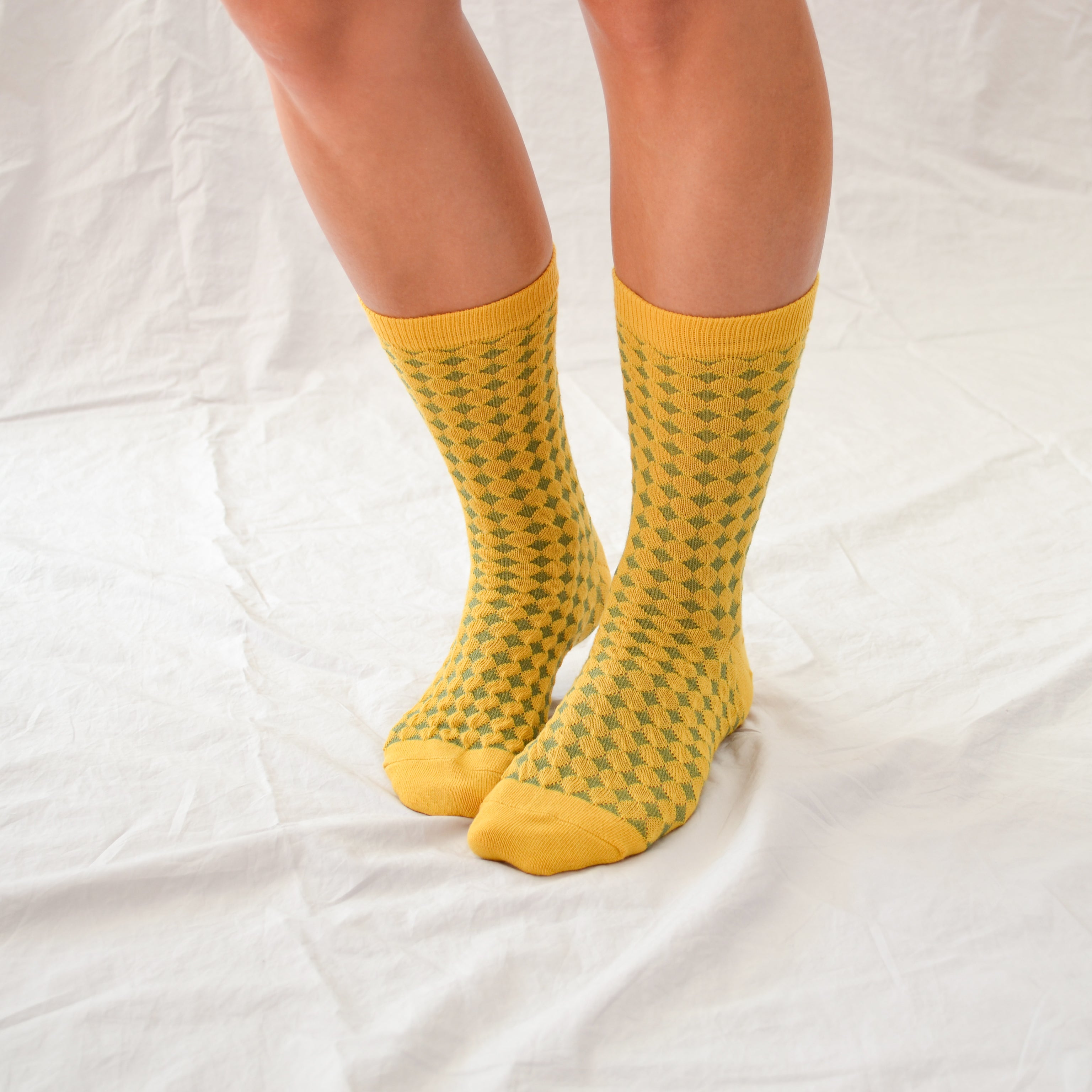  Mens Yellow Socks