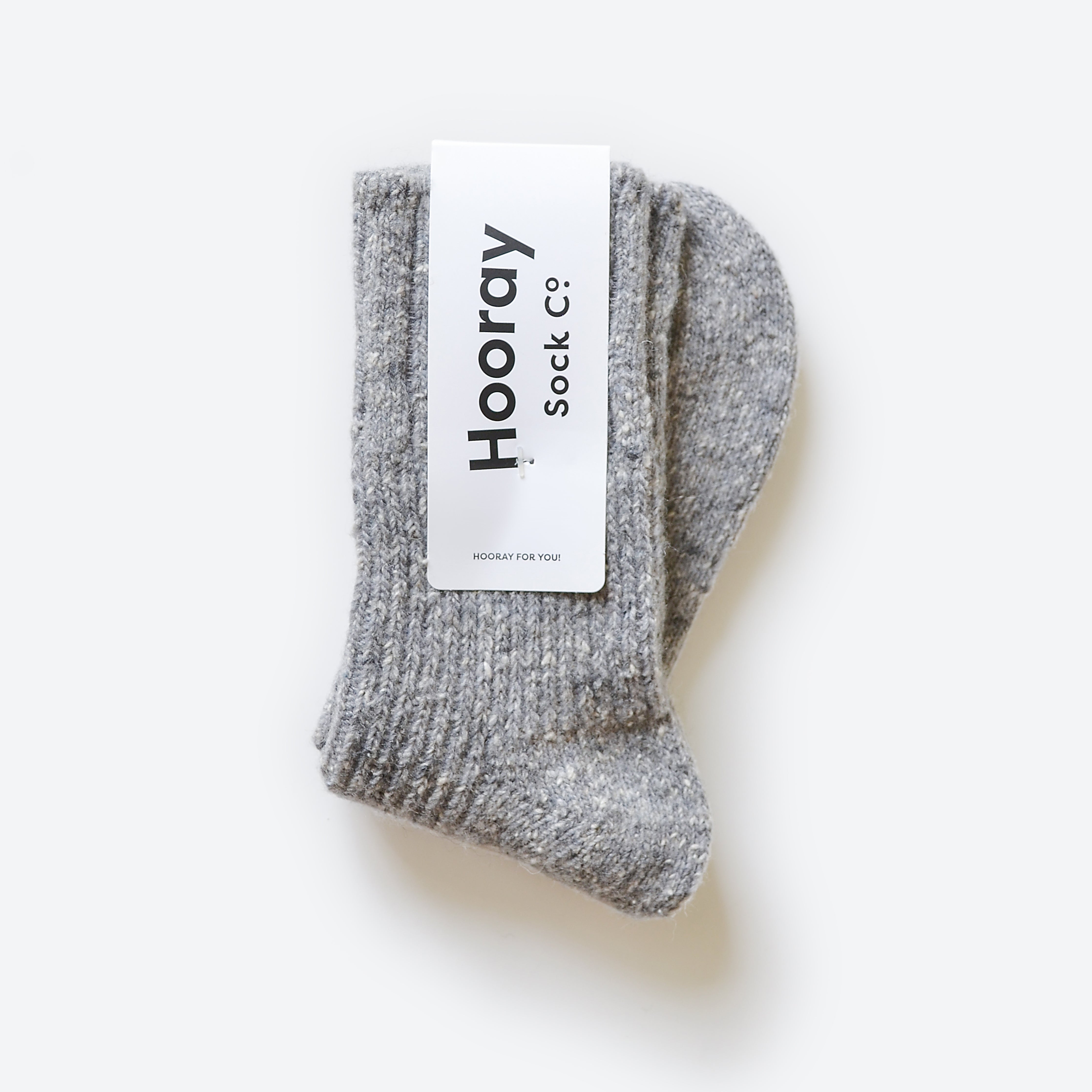 Cement - Everyday Solid Grey Color Cotton Crew Socks – Hooray Sock Co.