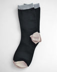 elegant women's crew sock. lightweight. 