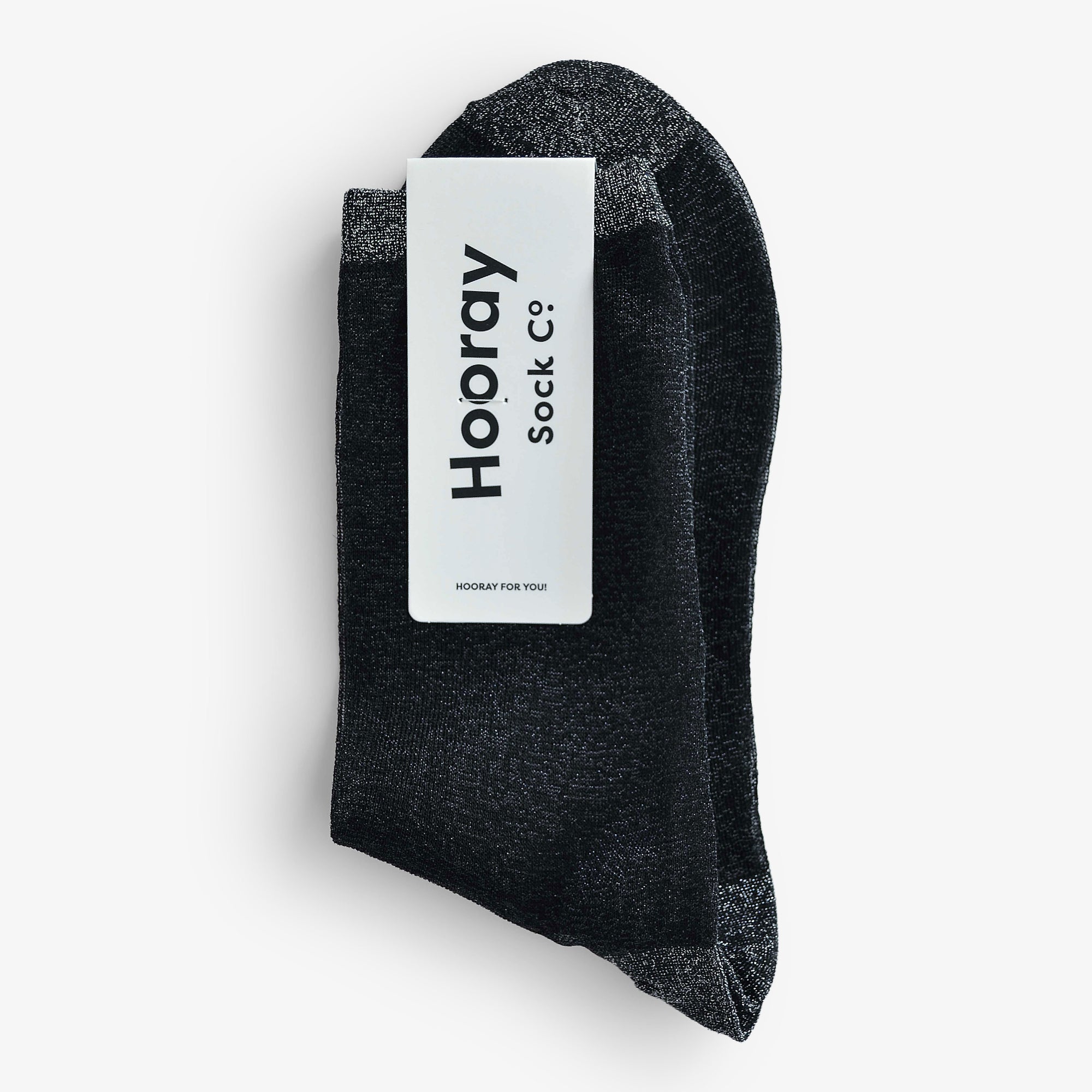 Elevate your style with Broadway socks in Black, Silver, Brick, or Blue. Short crew length with subtle metallic thread. Made in South Korea.