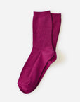 Bordeaux Cotton Sock