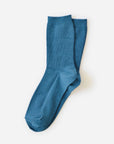 Nordic Blue Cotton Sock