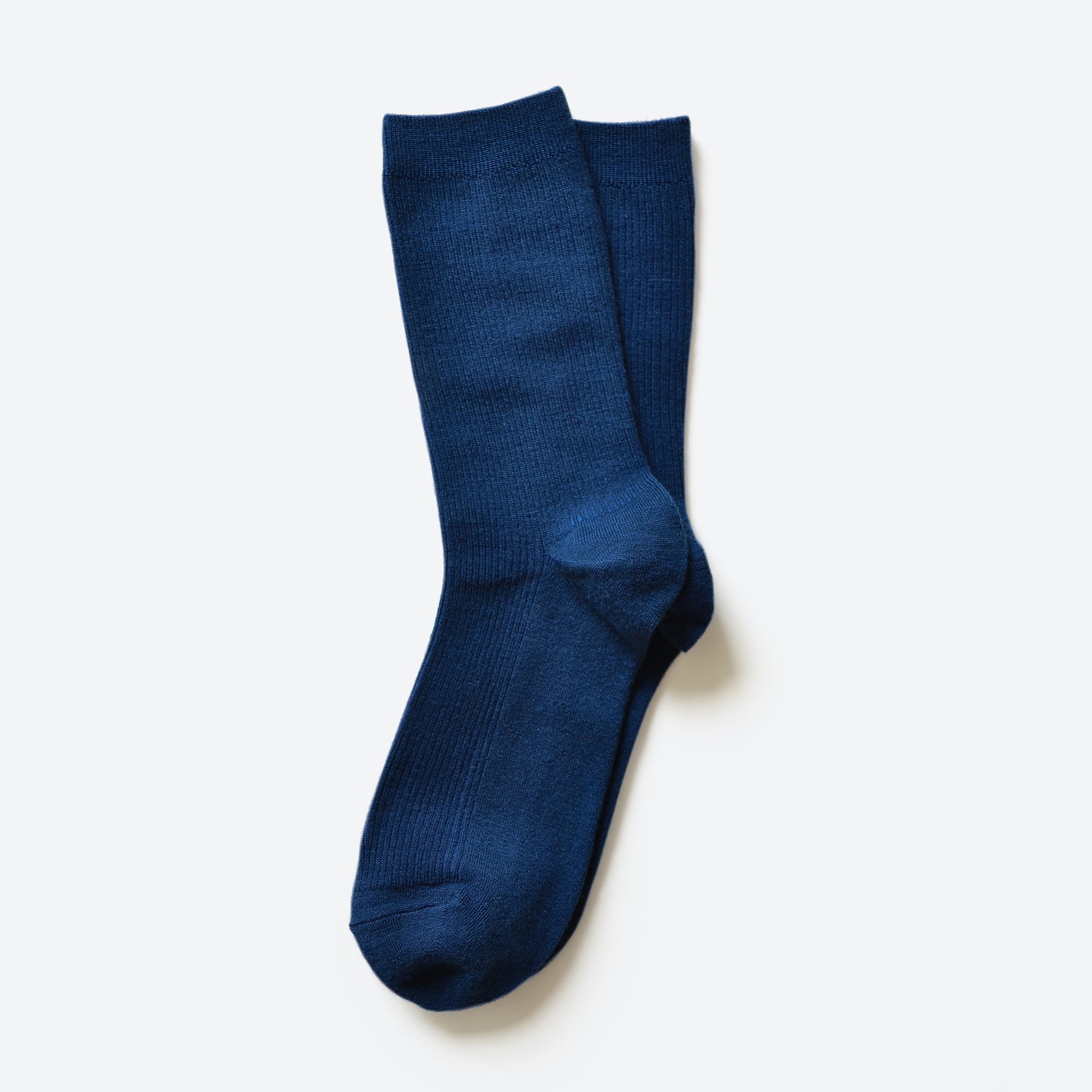 Hooray Sock Co. Ocean Merino Wool Crew Socks. Everyday ease and flair in ocean blue. Crew length, 20% Merino Wool, 35% Spandex, 45% Acrylic. Size: Small (US women’s 4-10)